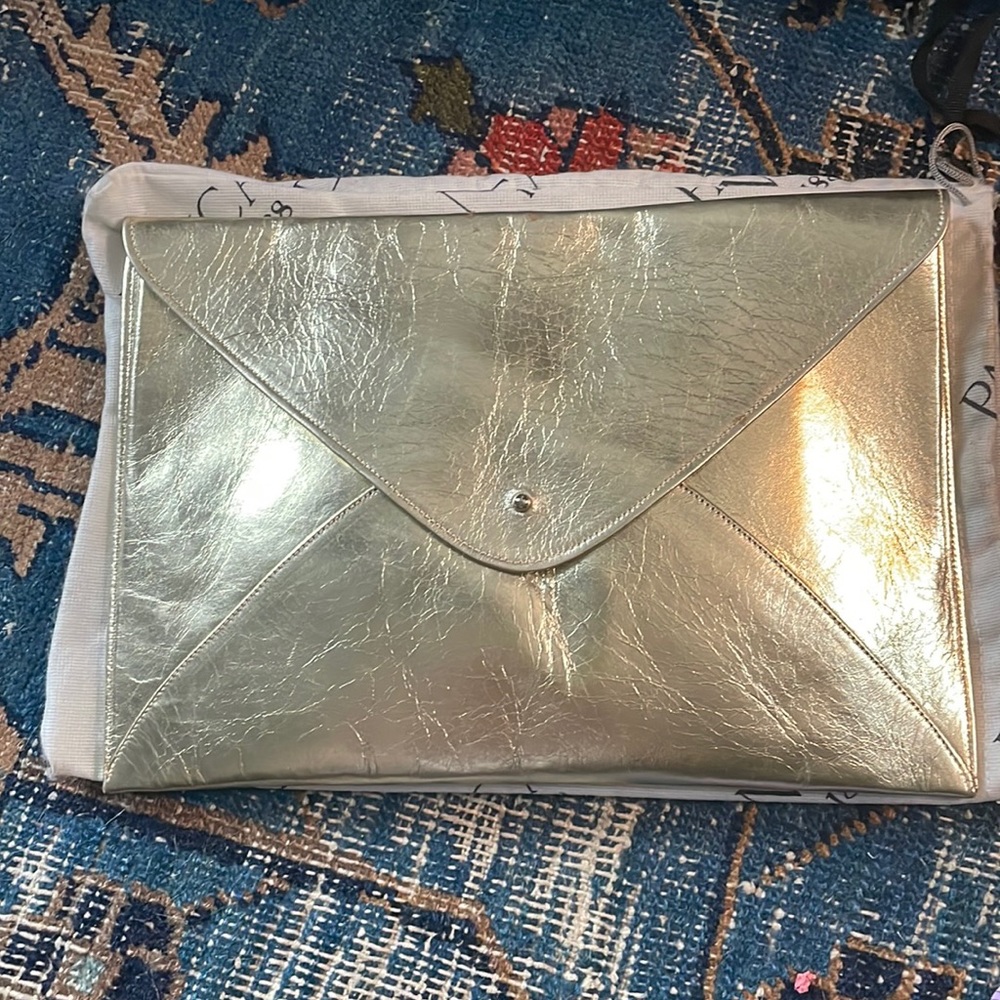 Gold Envelope clutch by Pancaldi